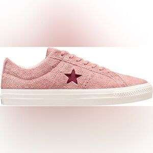 NWT Converse One Star Pro OX Shoes Cherry Vision Canyon Dusk Pink Suede Leather